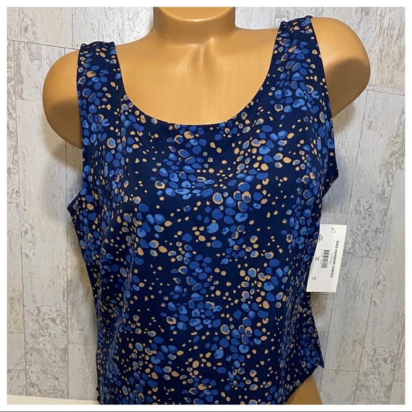 Women’s Sag Harbor Dress SUIT blues & Tan NEW WT - Picture 3 of 16